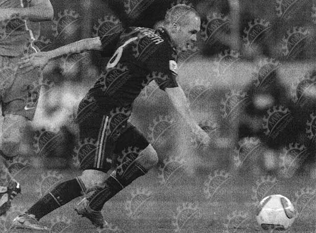 Andrés Iniesta - jugada